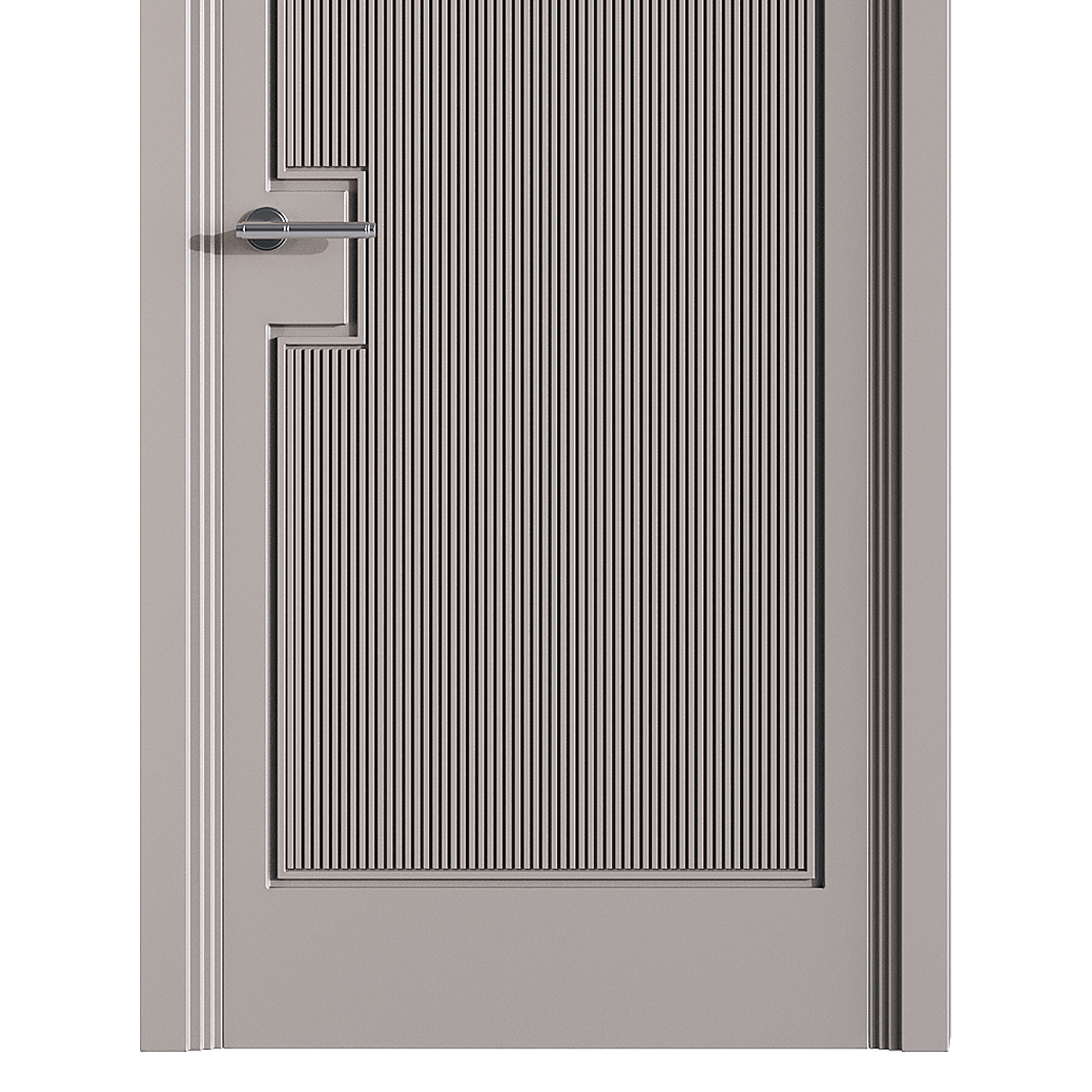 Modern entrance door 55 3D model_6