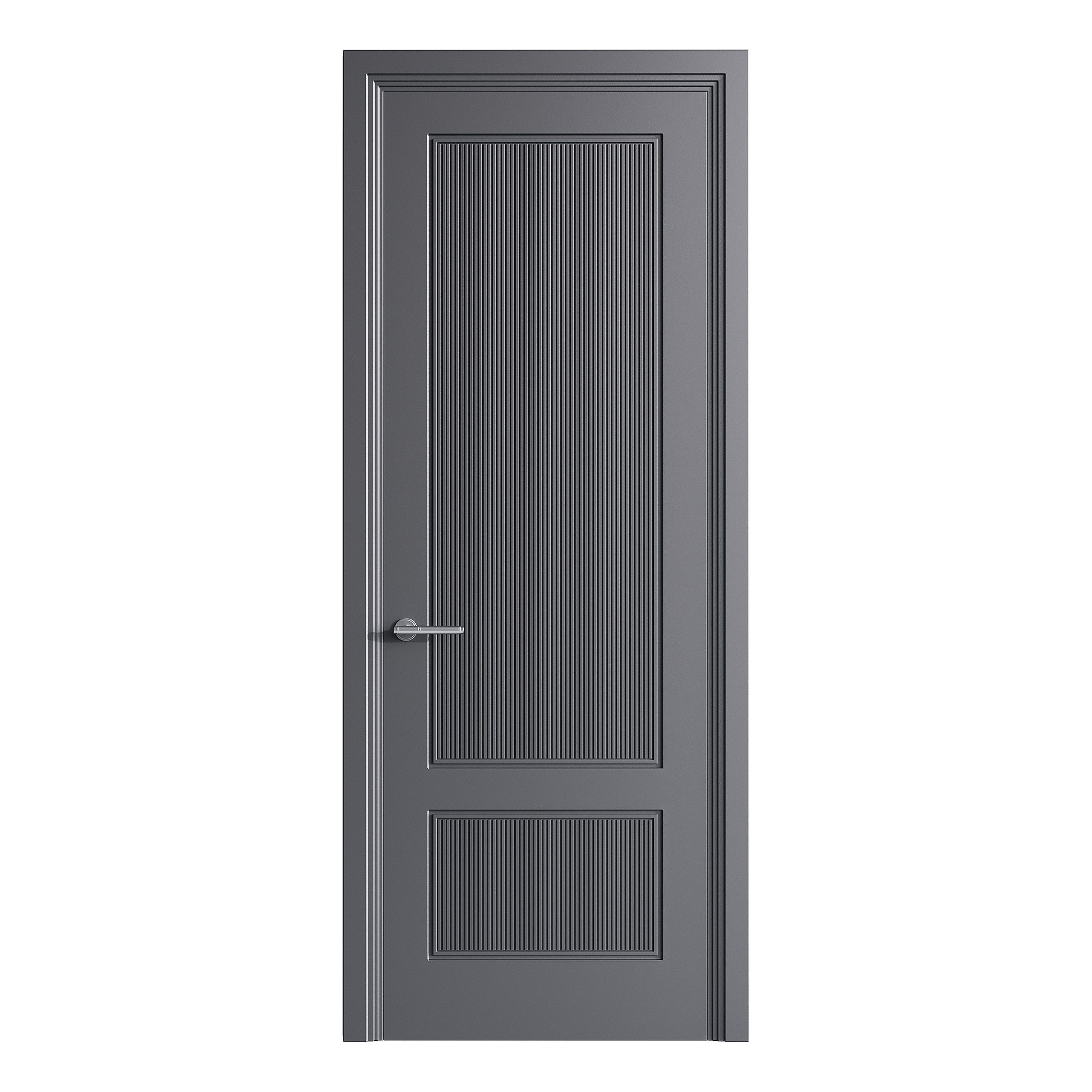 Modern entrance door 55 3D model_7