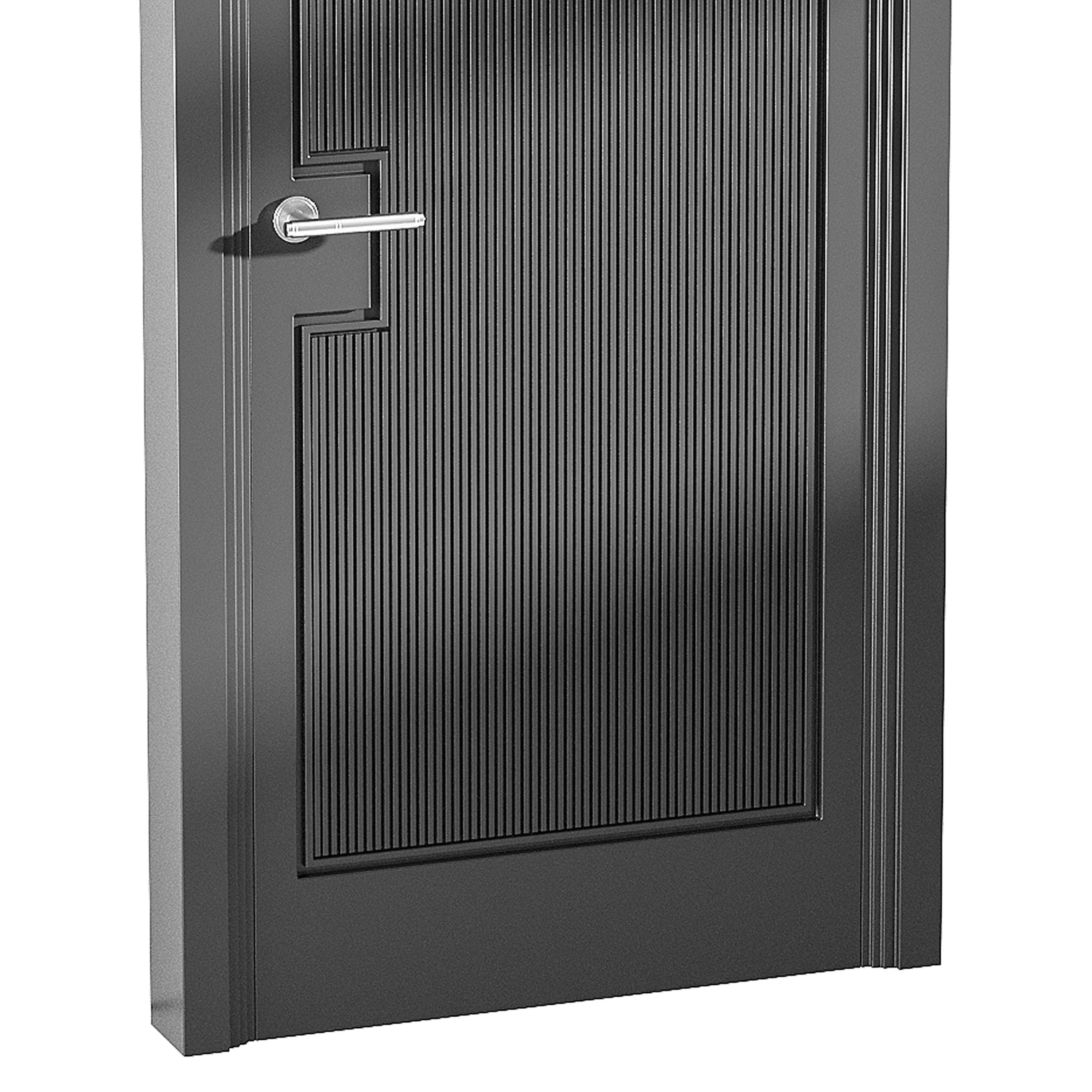 Modern entrance door 55 3D model_9