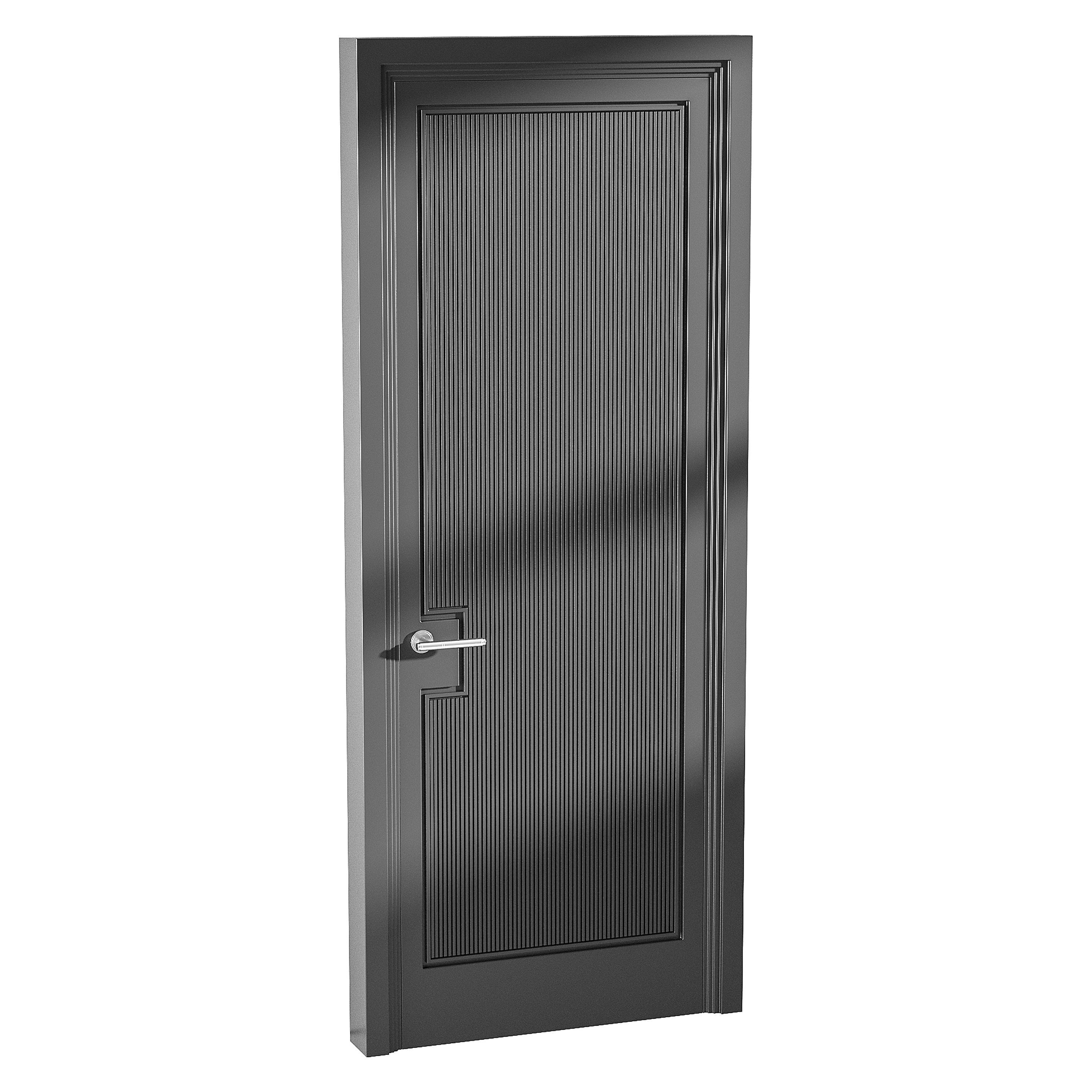 Modern entrance door 55 3D model_5
