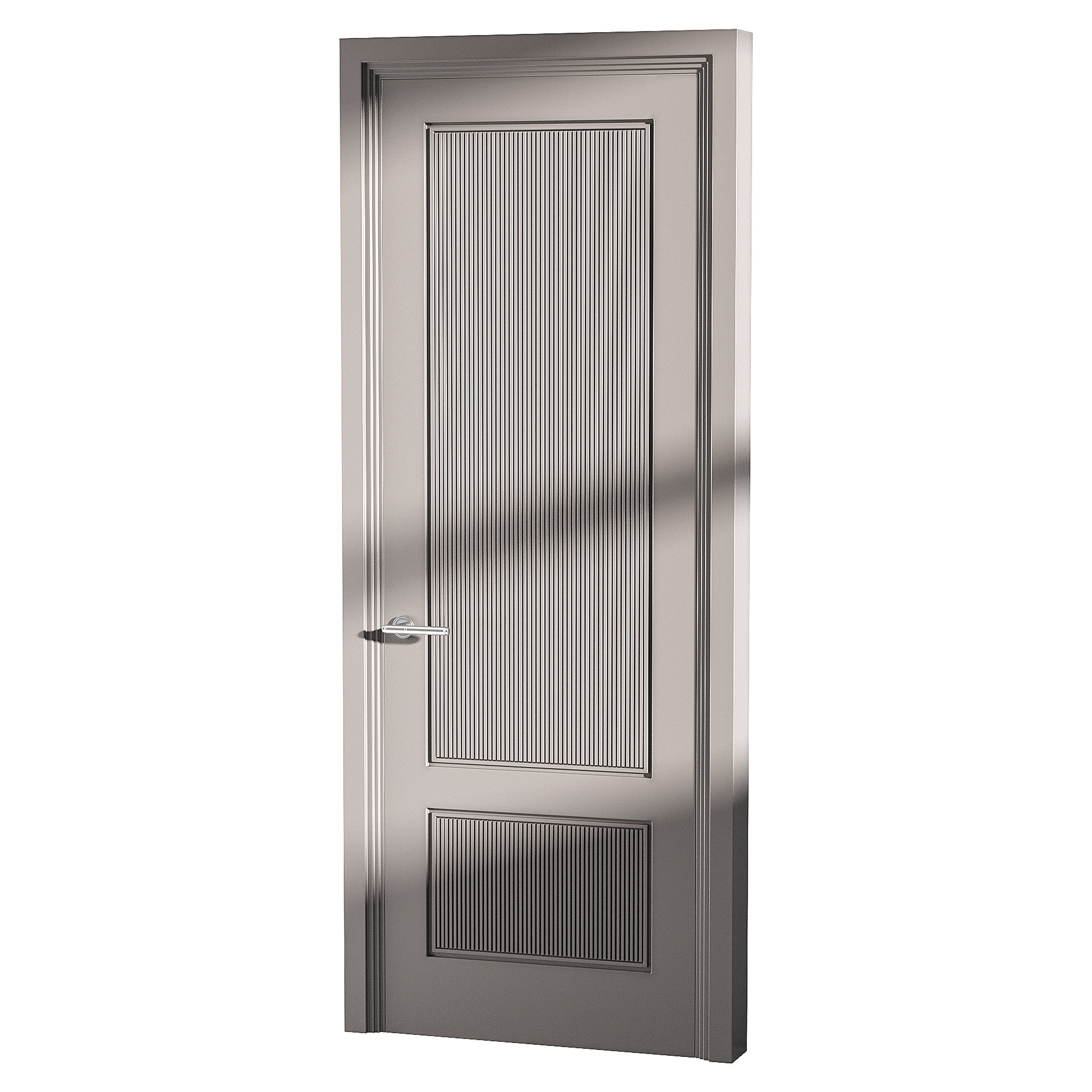 Modern entrance door 55 3D model_4