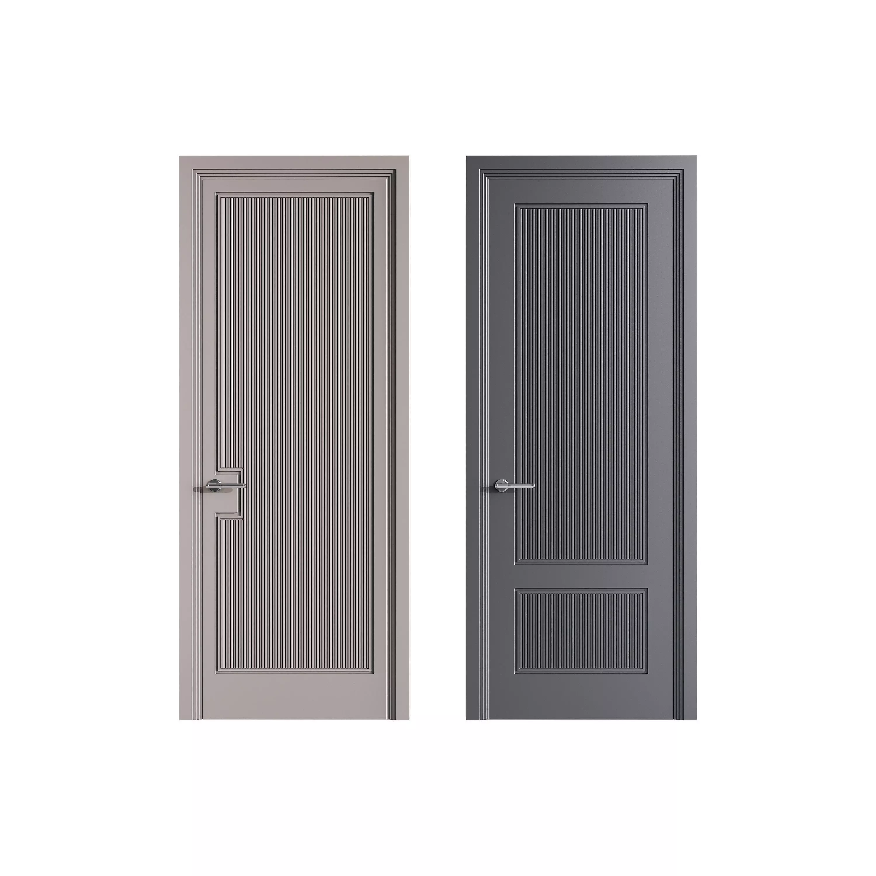 Modern entrance door 55 3D model_0