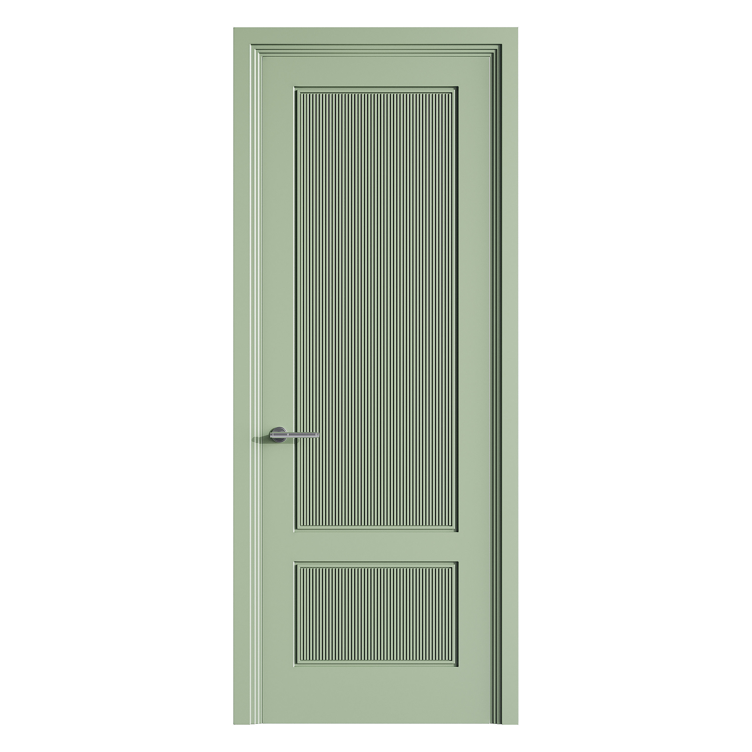 Modern entrance door 55 3D model_2