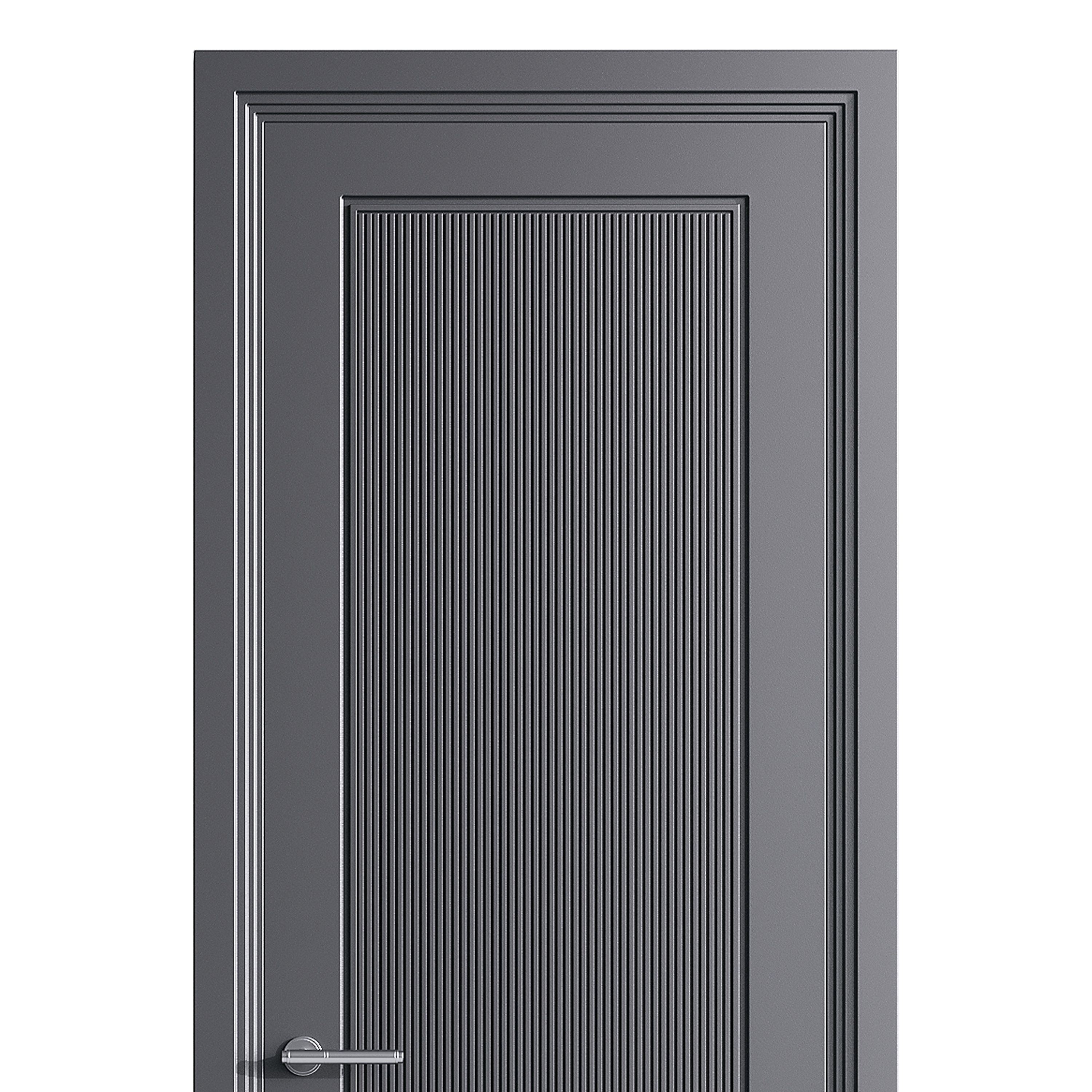 Modern entrance door 55 3D model_8