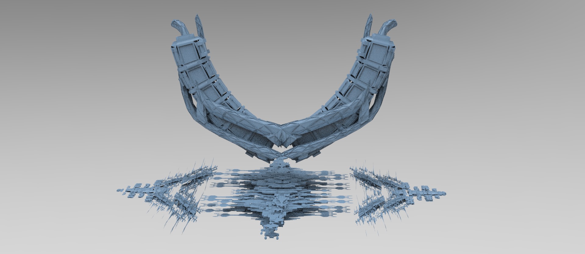 Sci fi Trinity elite tower extended collection  3D model_15