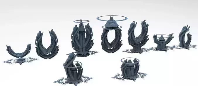 Sci fi Trinity elite tower extended collection 