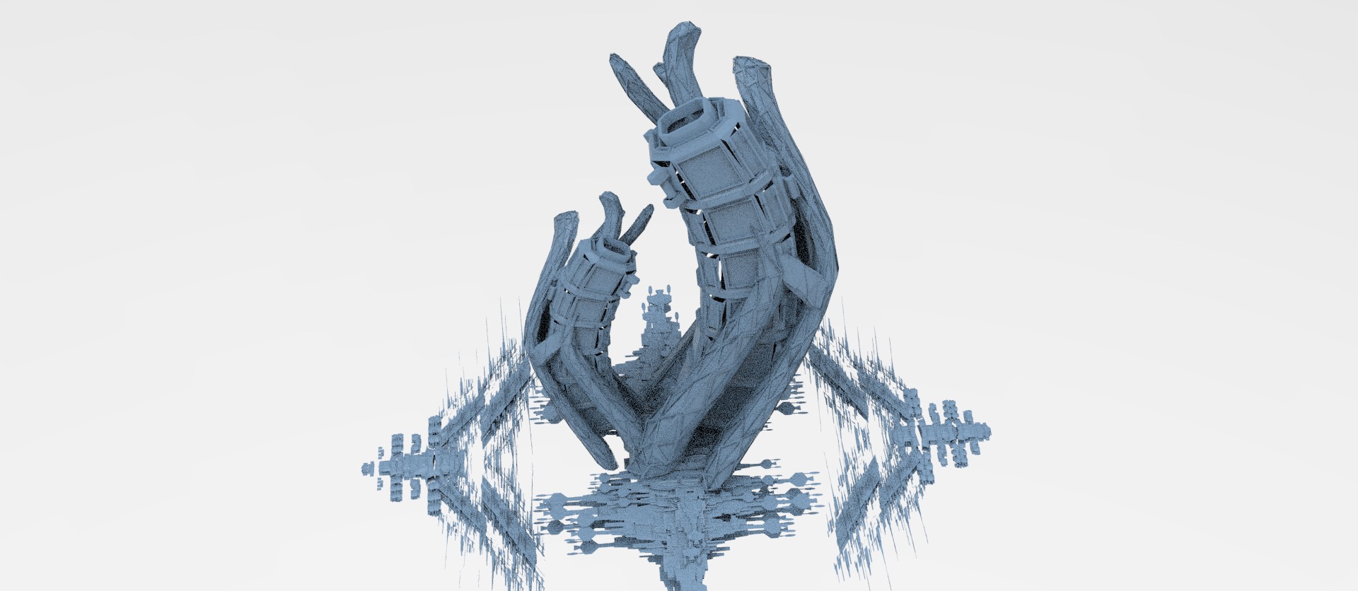 Sci fi Trinity elite tower extended collection  3D model_8