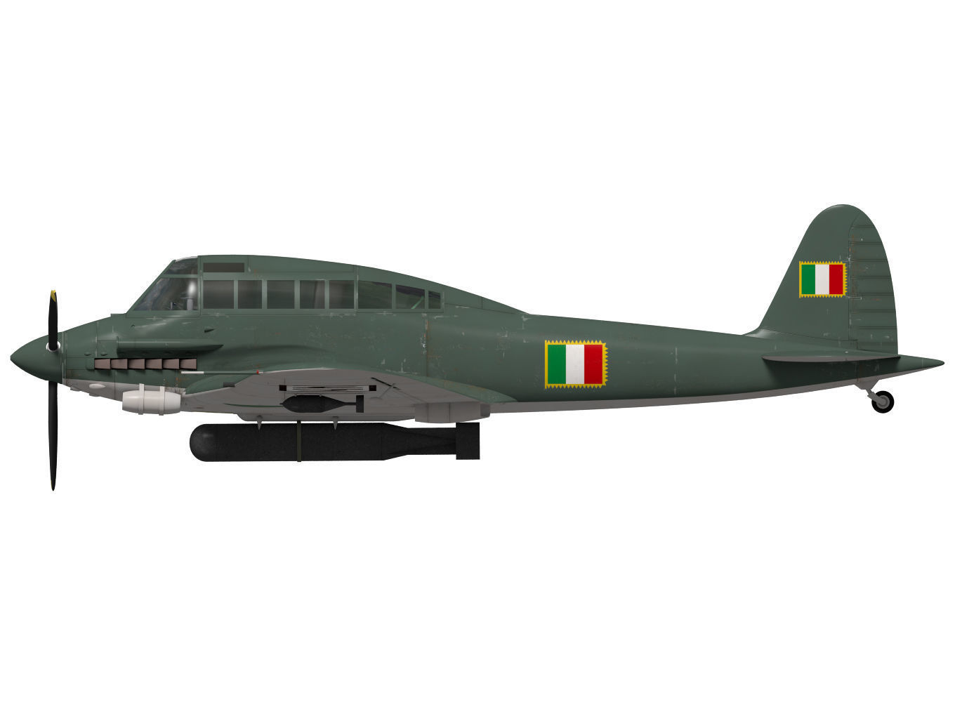 Savoia-Marchetti SM93 3D model_8