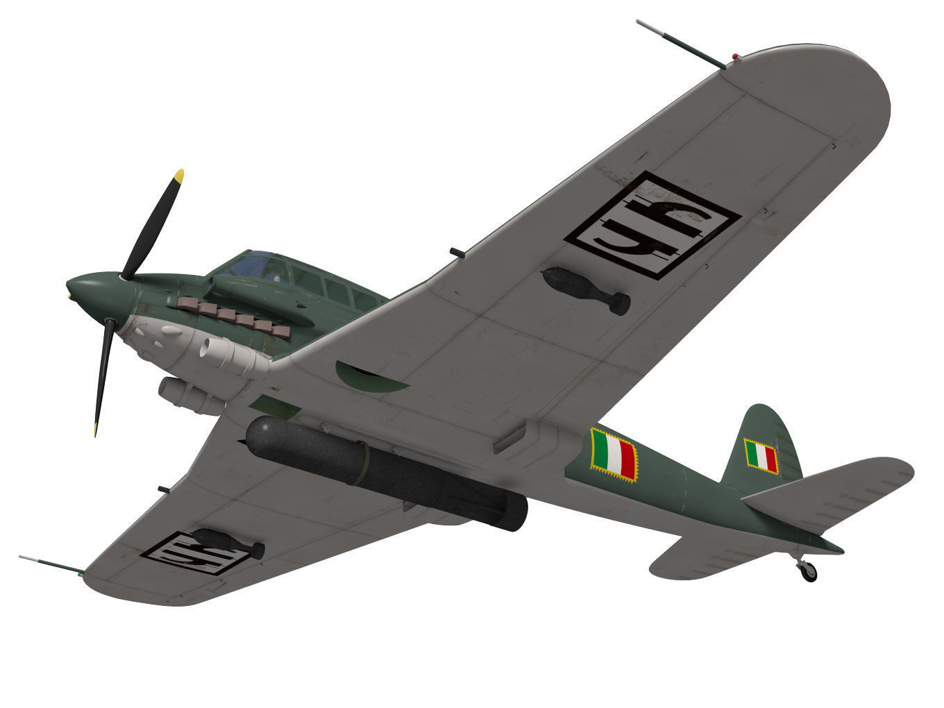 Savoia-Marchetti SM93 3D model_3