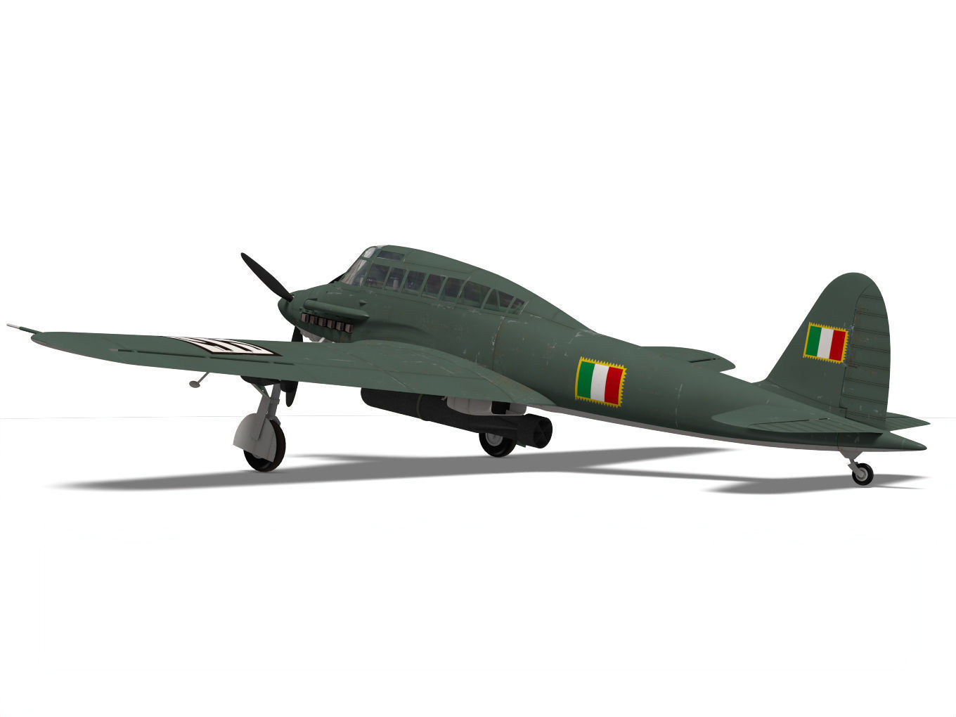 Savoia-Marchetti SM93 3D model_6
