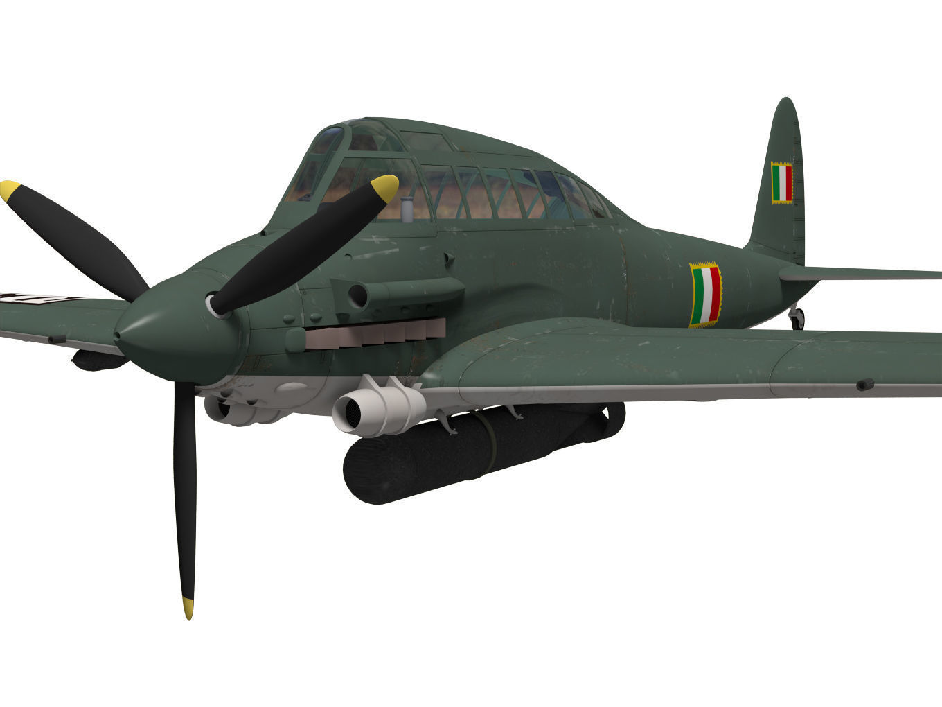 Savoia-Marchetti SM93 3D model_4