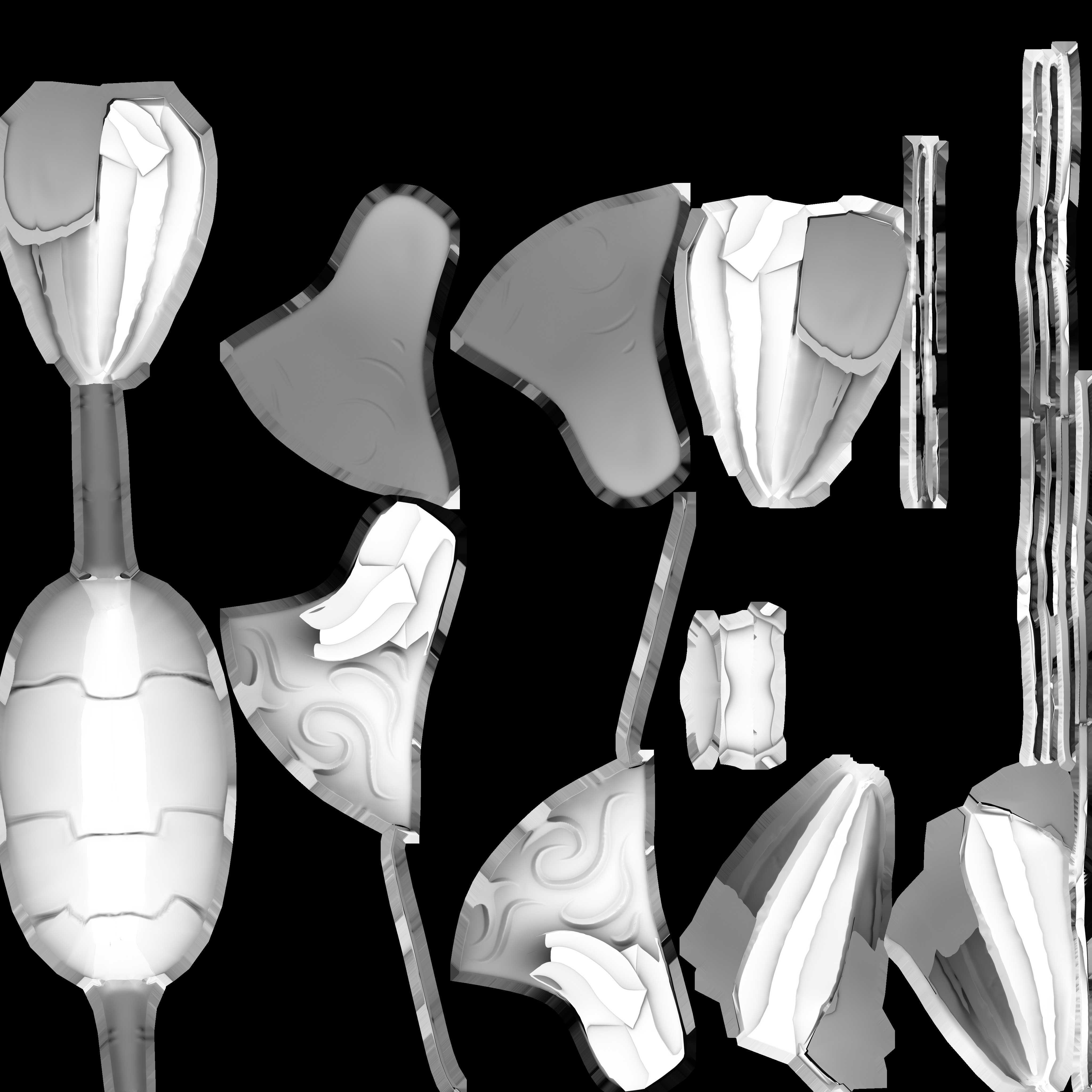 Roman Centurion Helmet Ancient Low-poly 3D model_19