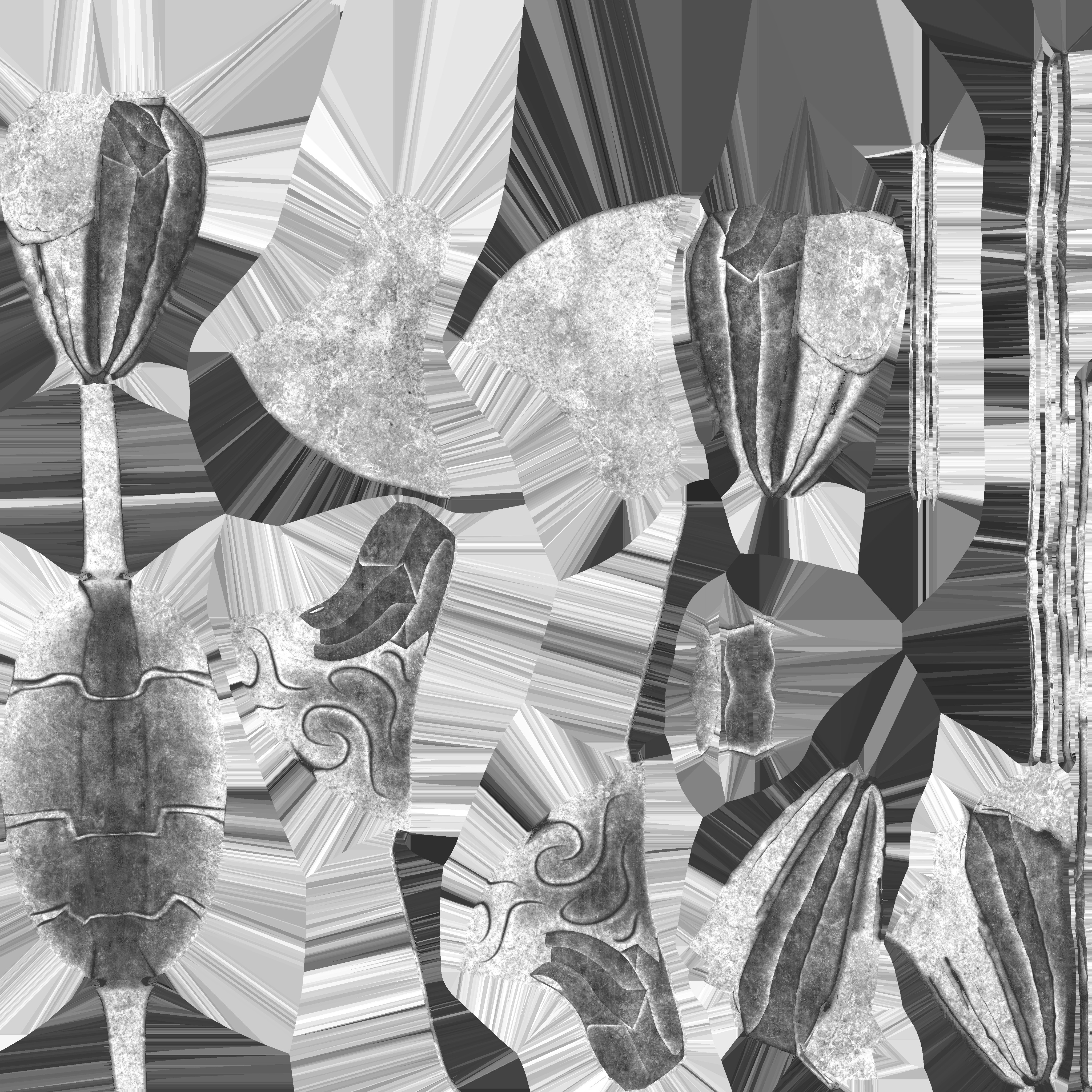 Roman Centurion Helmet Ancient Low-poly 3D model_20