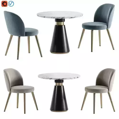 candy s metal chair  set