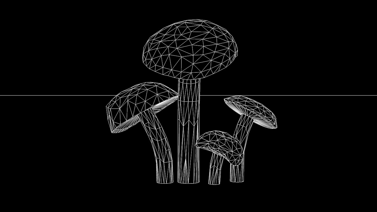 Red Cap Mushrooms 3D model_9