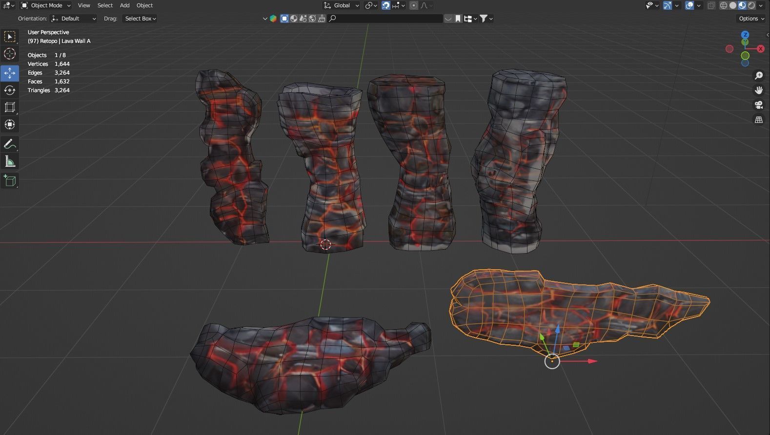 Lava Cave 3D model_5