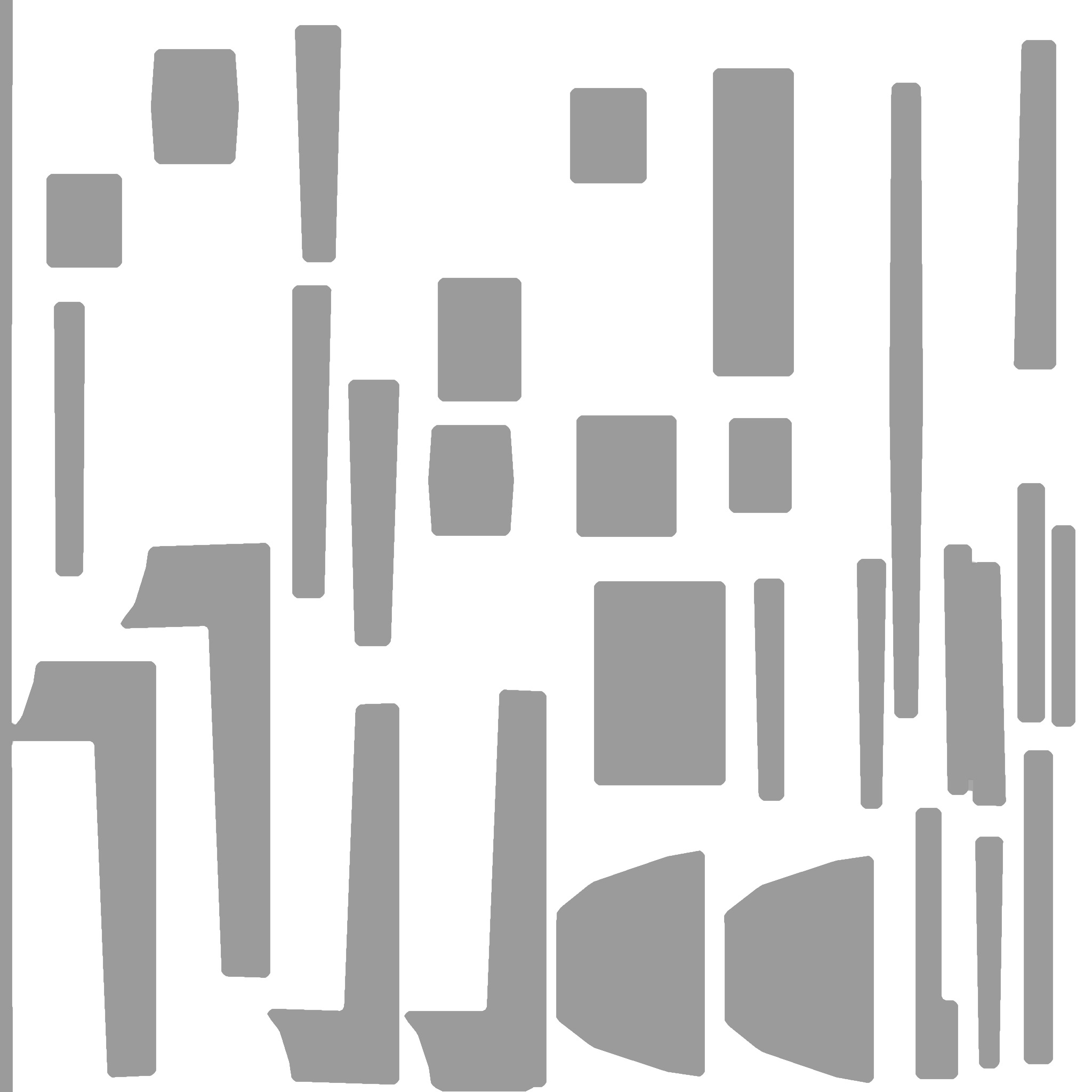 Dinner fork in rust metal and wooden handle Low-poly 3D model_14