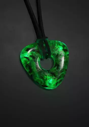 Coraline Pendant Seeing Stone coraline  3D print model