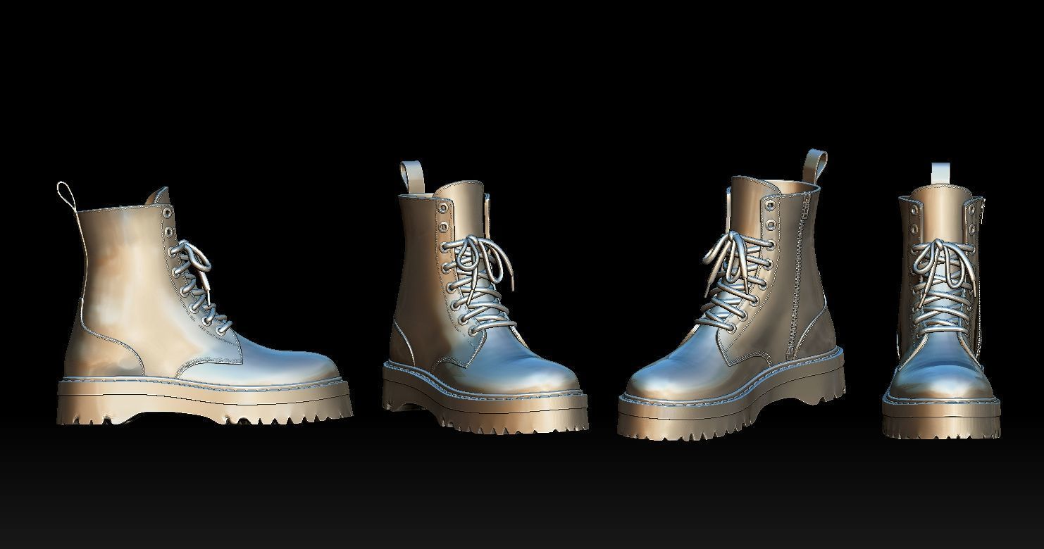 Shoes Pendant 3D print model 3D print model_2