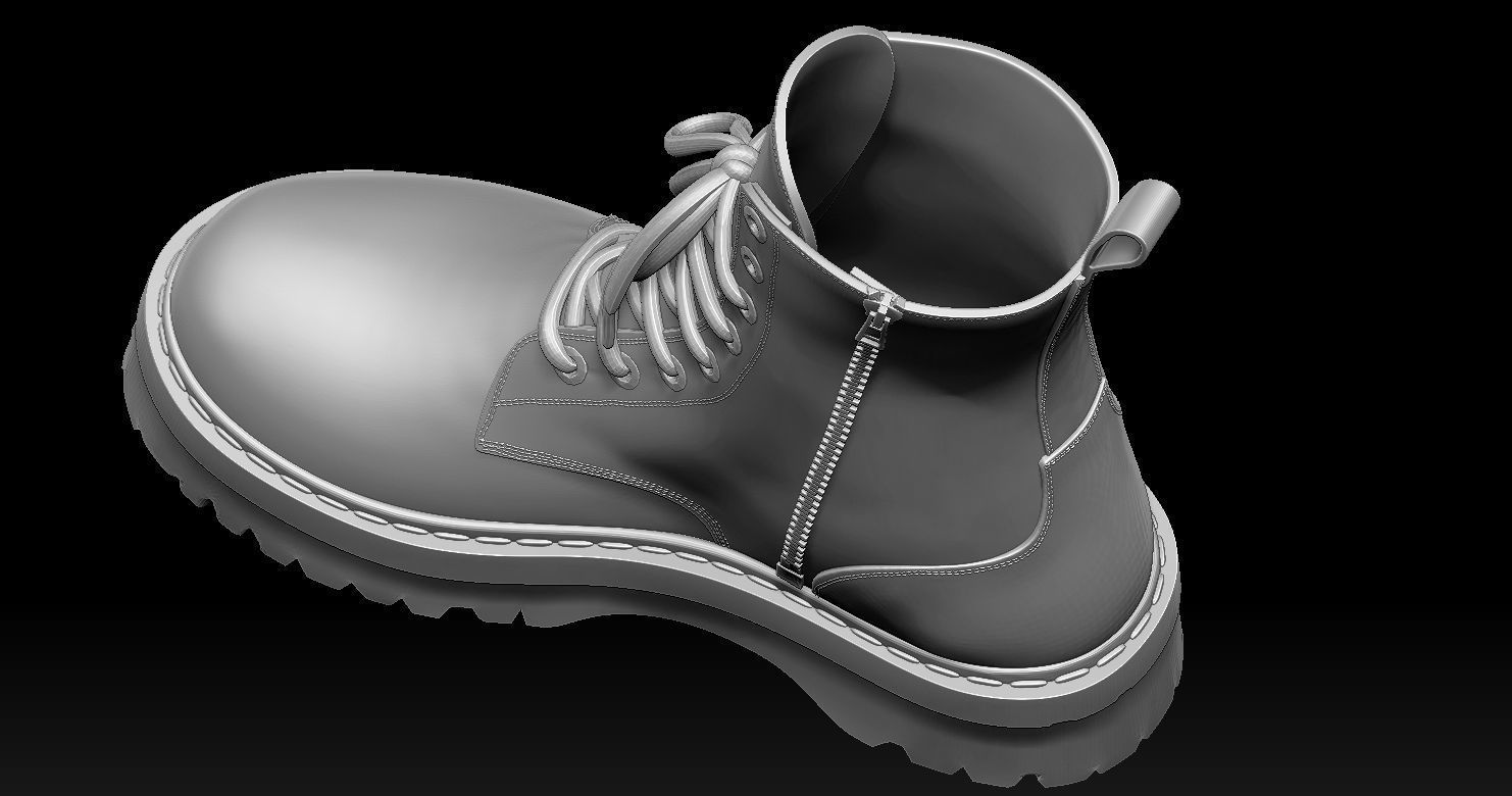 Shoes Pendant 3D print model 3D print model_24