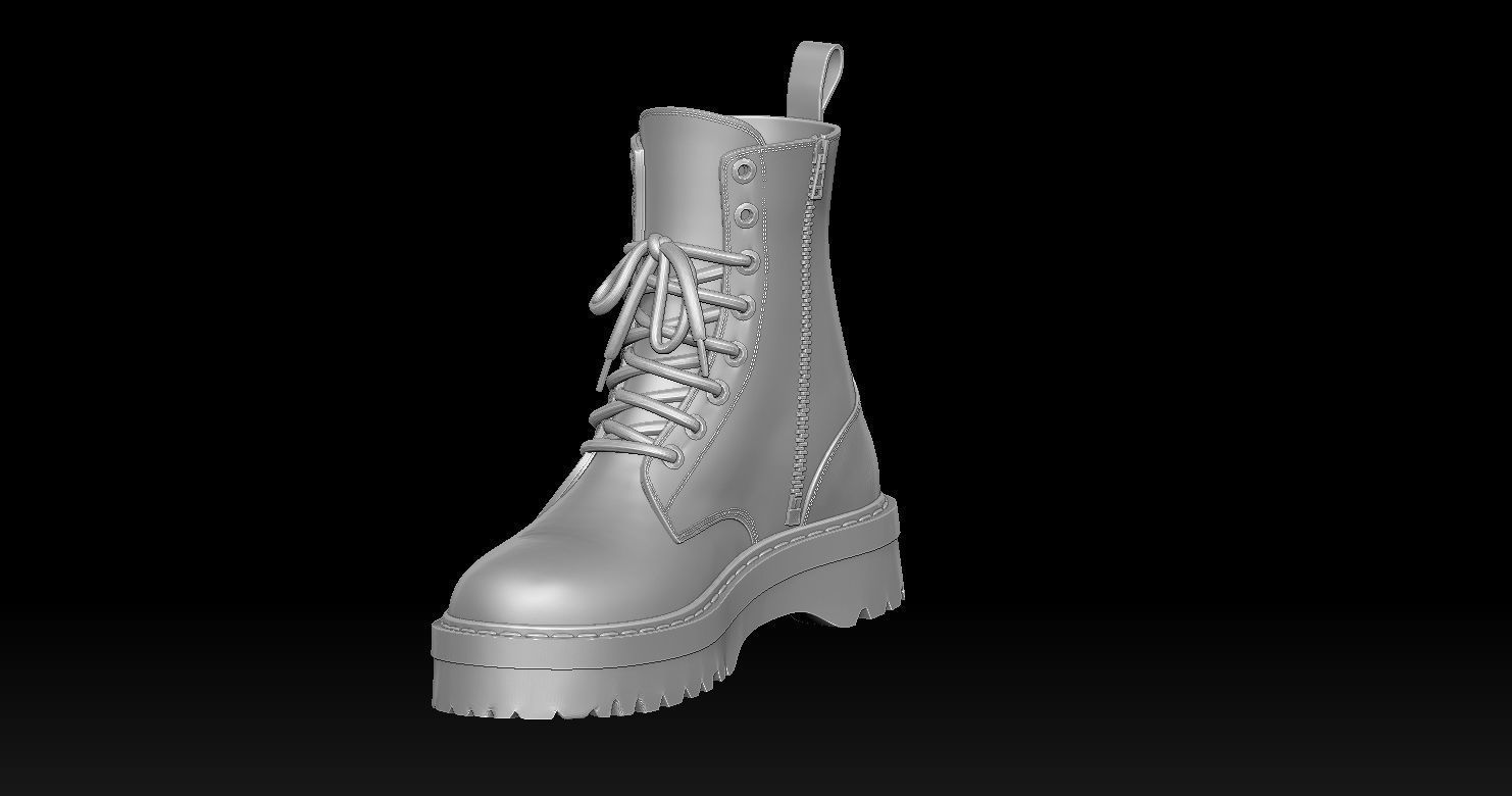 Shoes Pendant 3D print model 3D print model_20