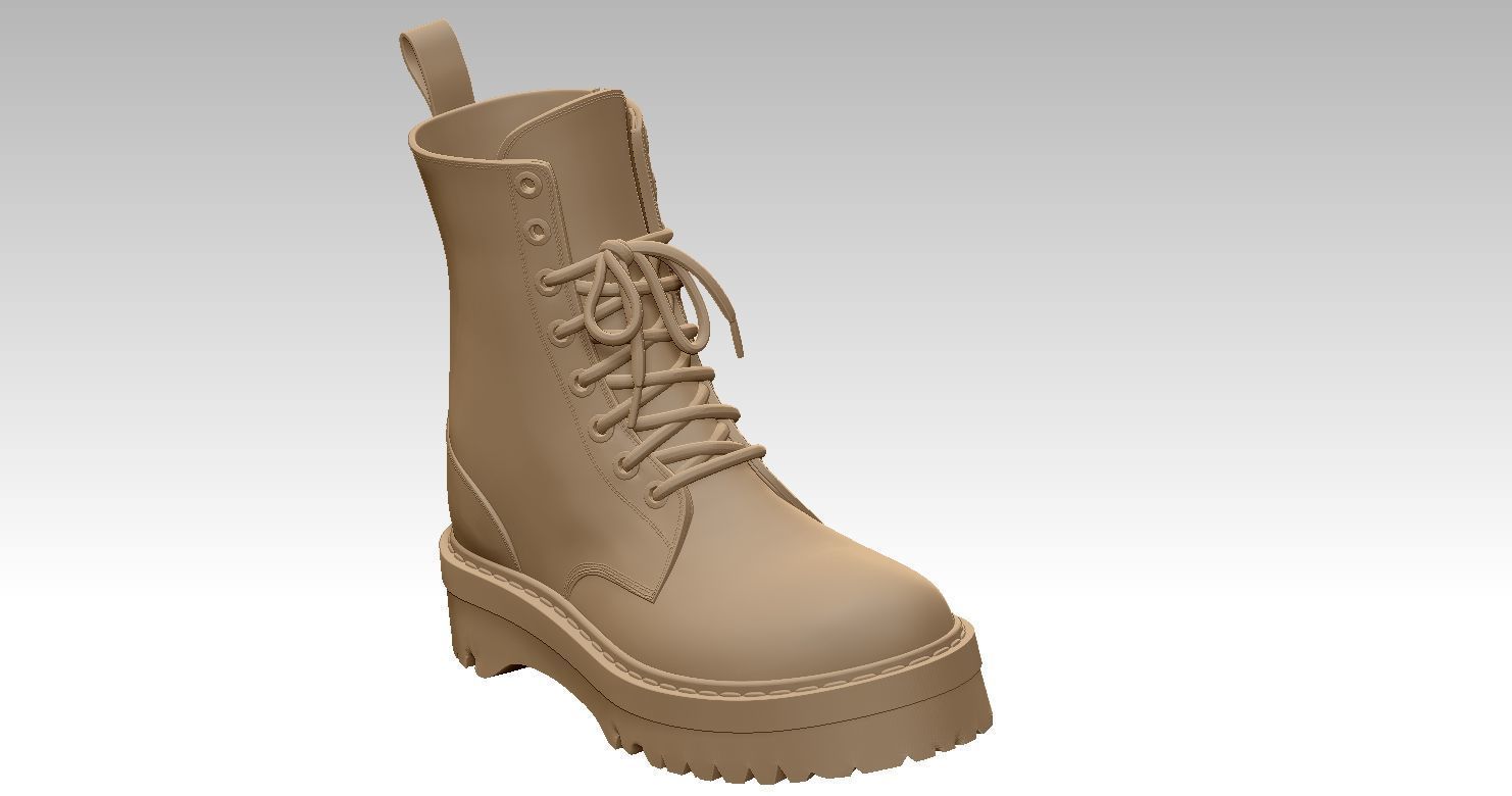 Shoes Pendant 3D print model 3D print model_6