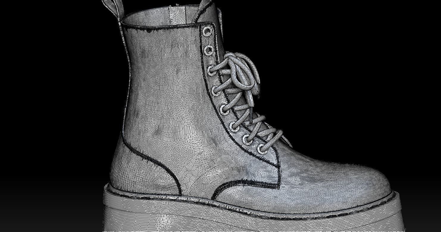 Shoes Pendant 3D print model 3D print model_23