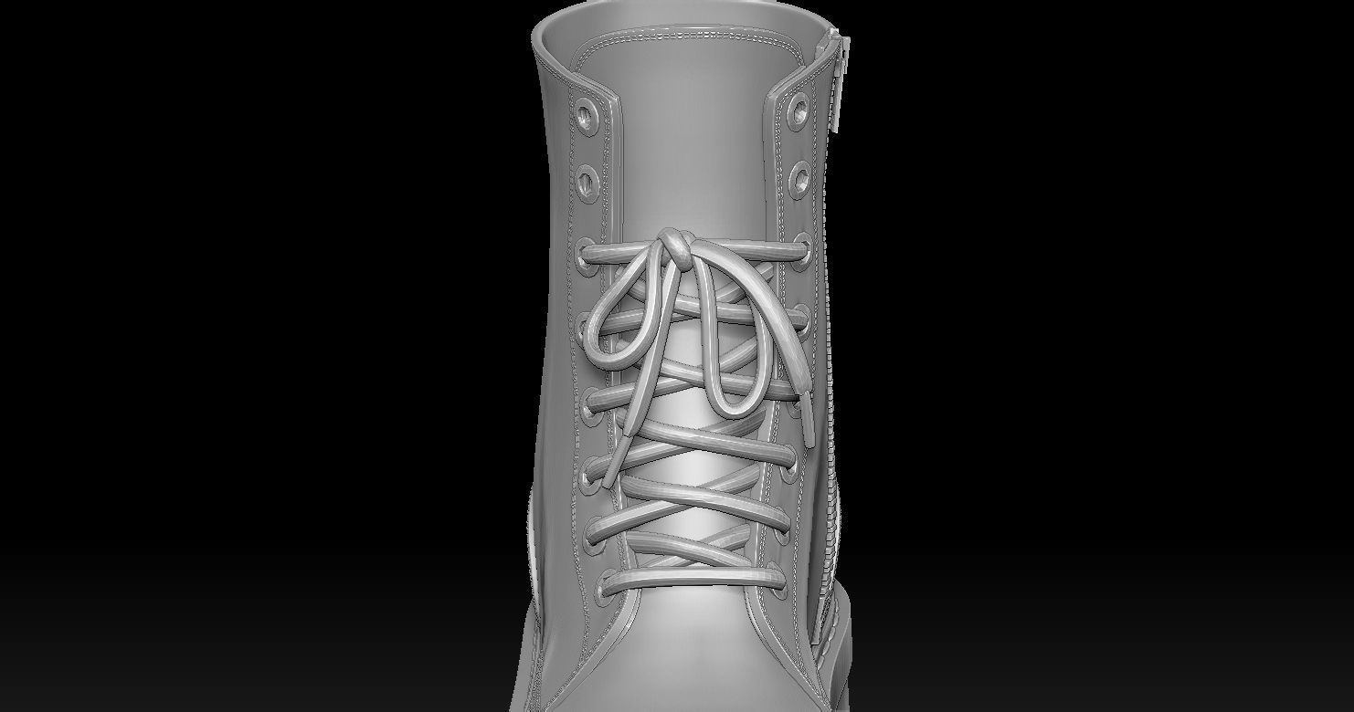 Shoes Pendant 3D print model 3D print model_16
