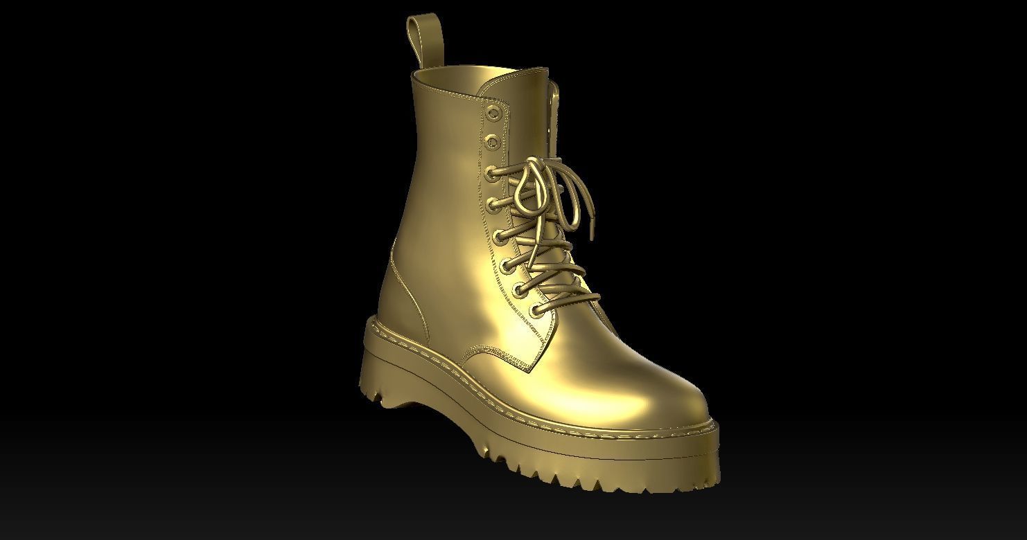 Shoes Pendant 3D print model 3D print model_4