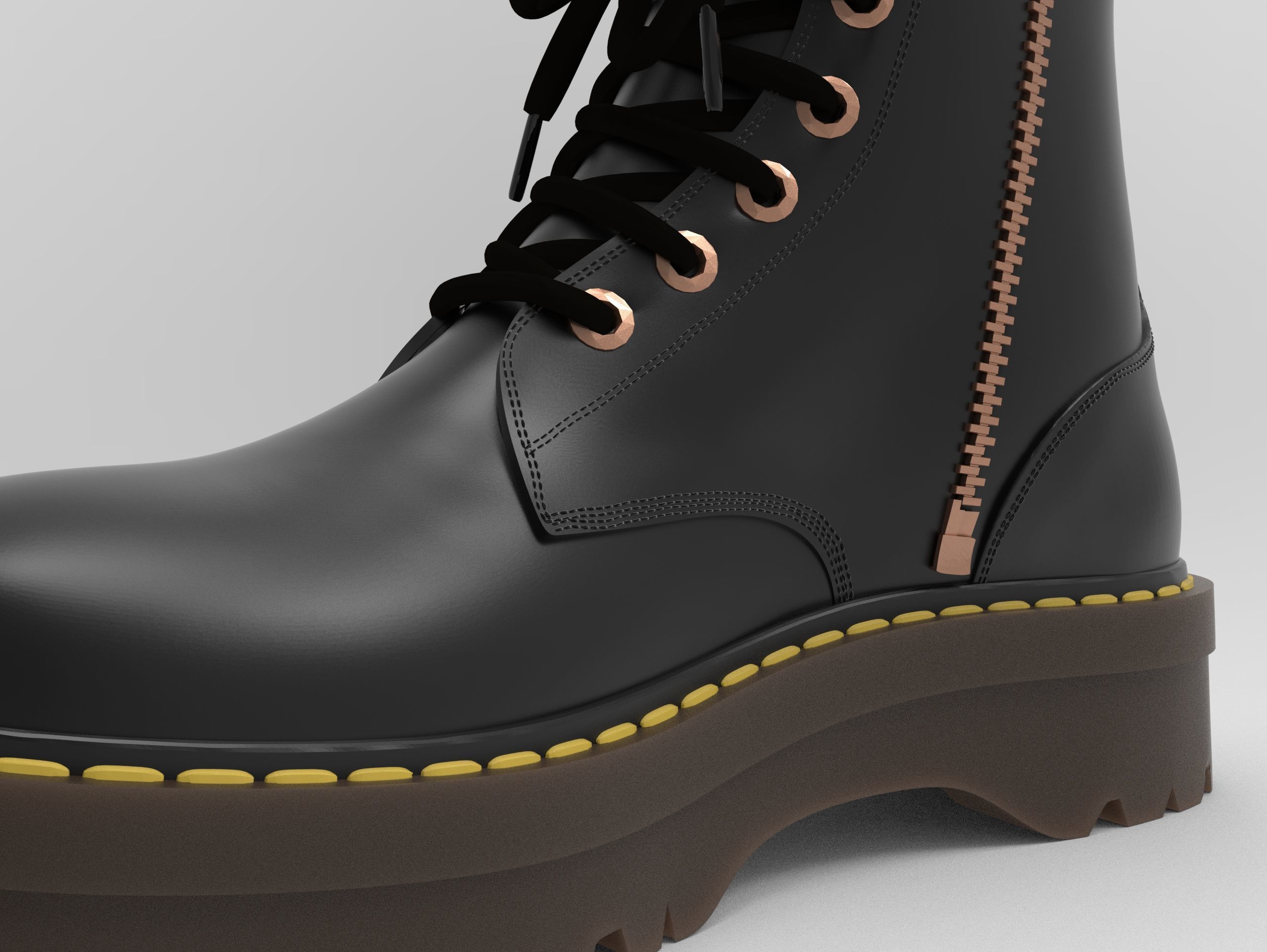 Shoes Pendant 3D print model 3D print model_17