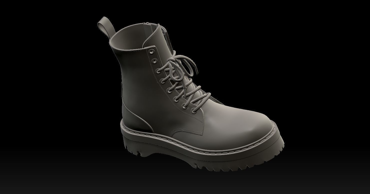 Shoes Pendant 3D print model 3D print model_7