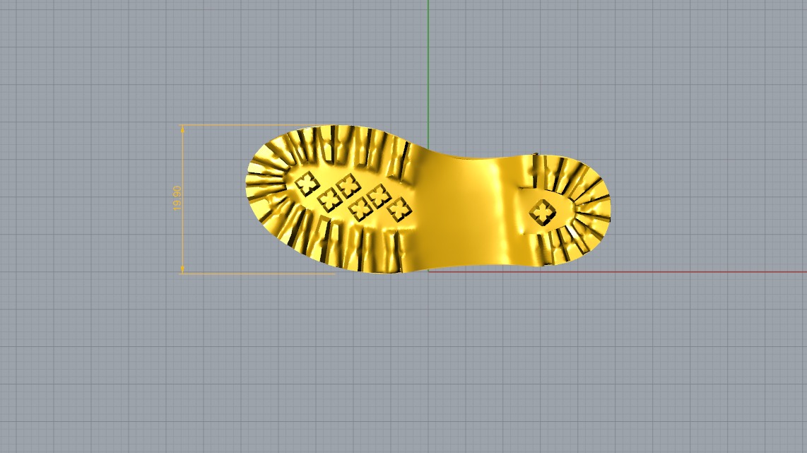 Shoes Pendant 3D print model 3D print model_14