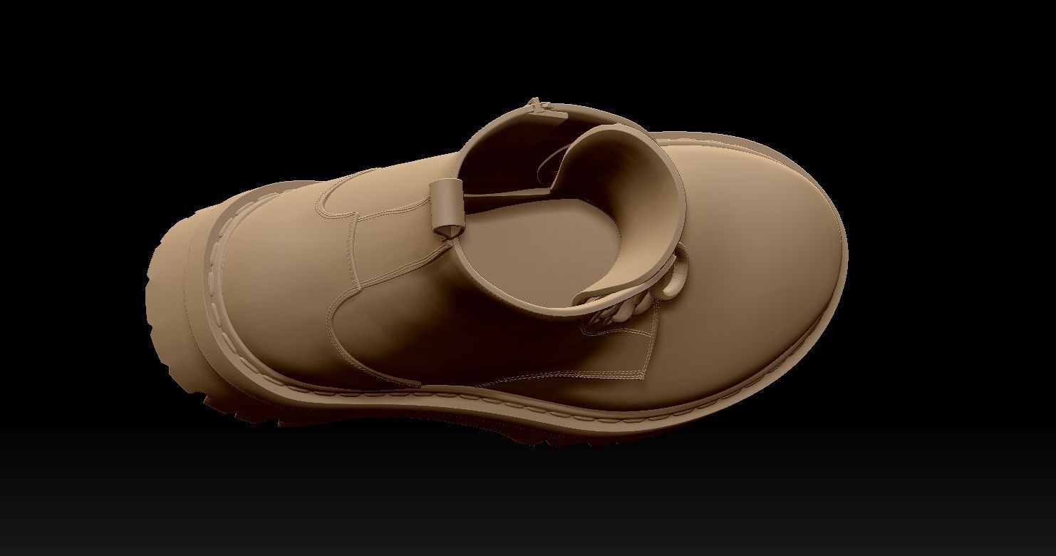 Shoes Pendant 3D print model 3D print model_30