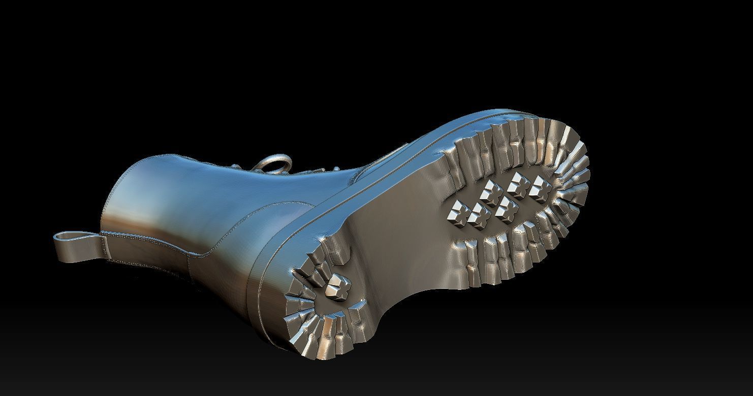 Shoes Pendant 3D print model 3D print model_18