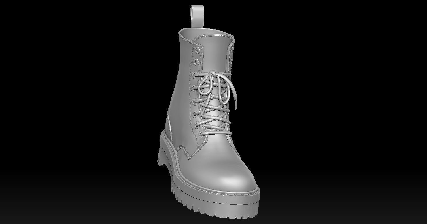 Shoes Pendant 3D print model 3D print model_11