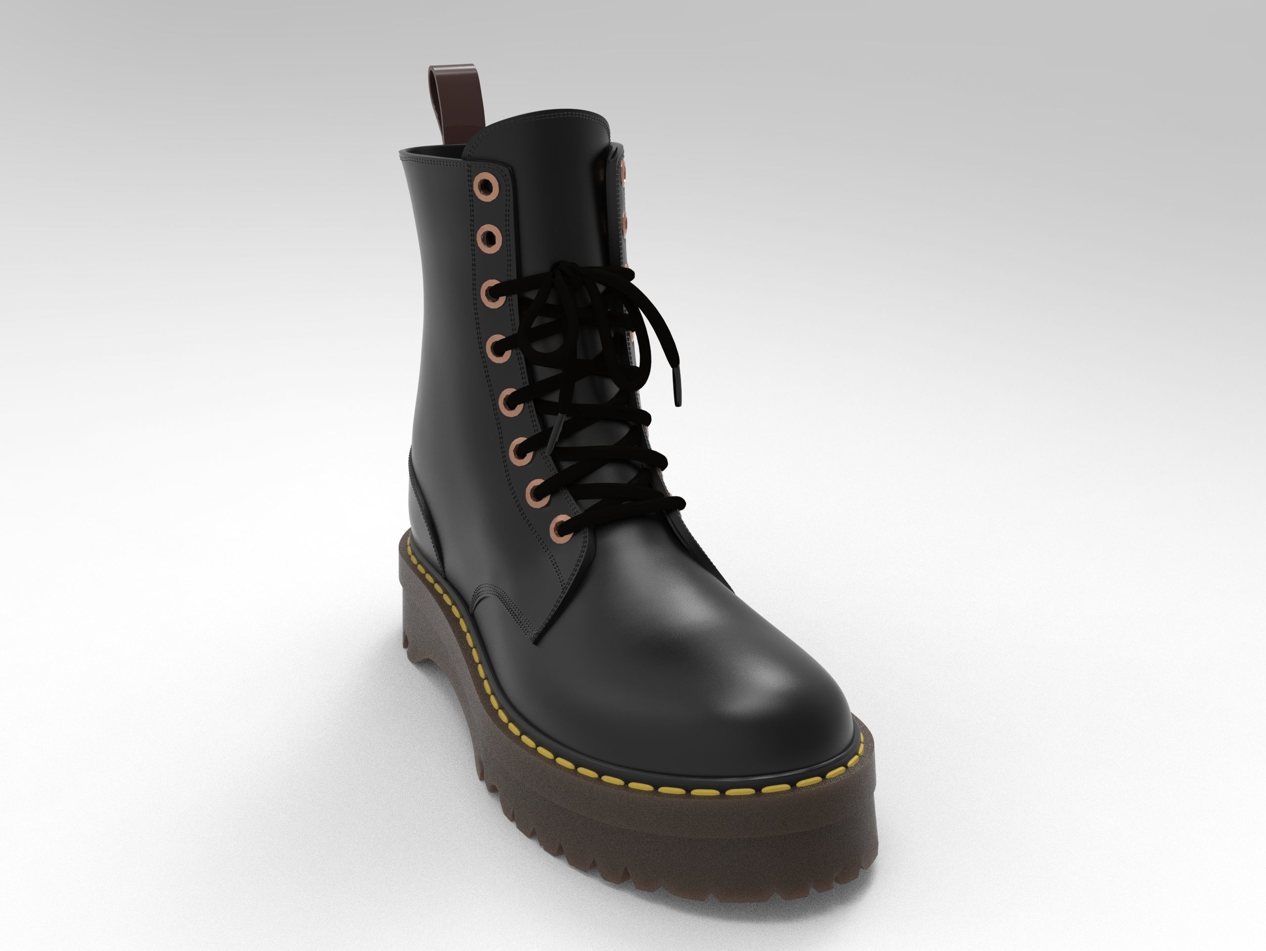 Shoes Pendant 3D print model 3D print model_5