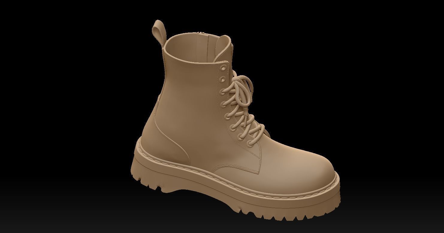 Shoes Pendant 3D print model 3D print model_9
