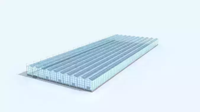 Greenhouse glass 3D model