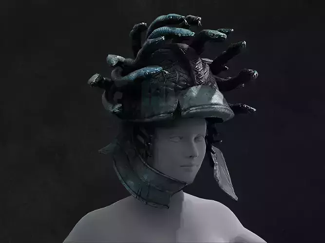 Gladiator Snake Warrior LowPoly