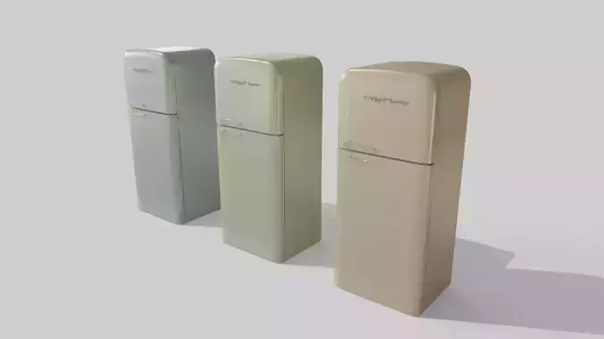 Retro Refrigerator Fridge