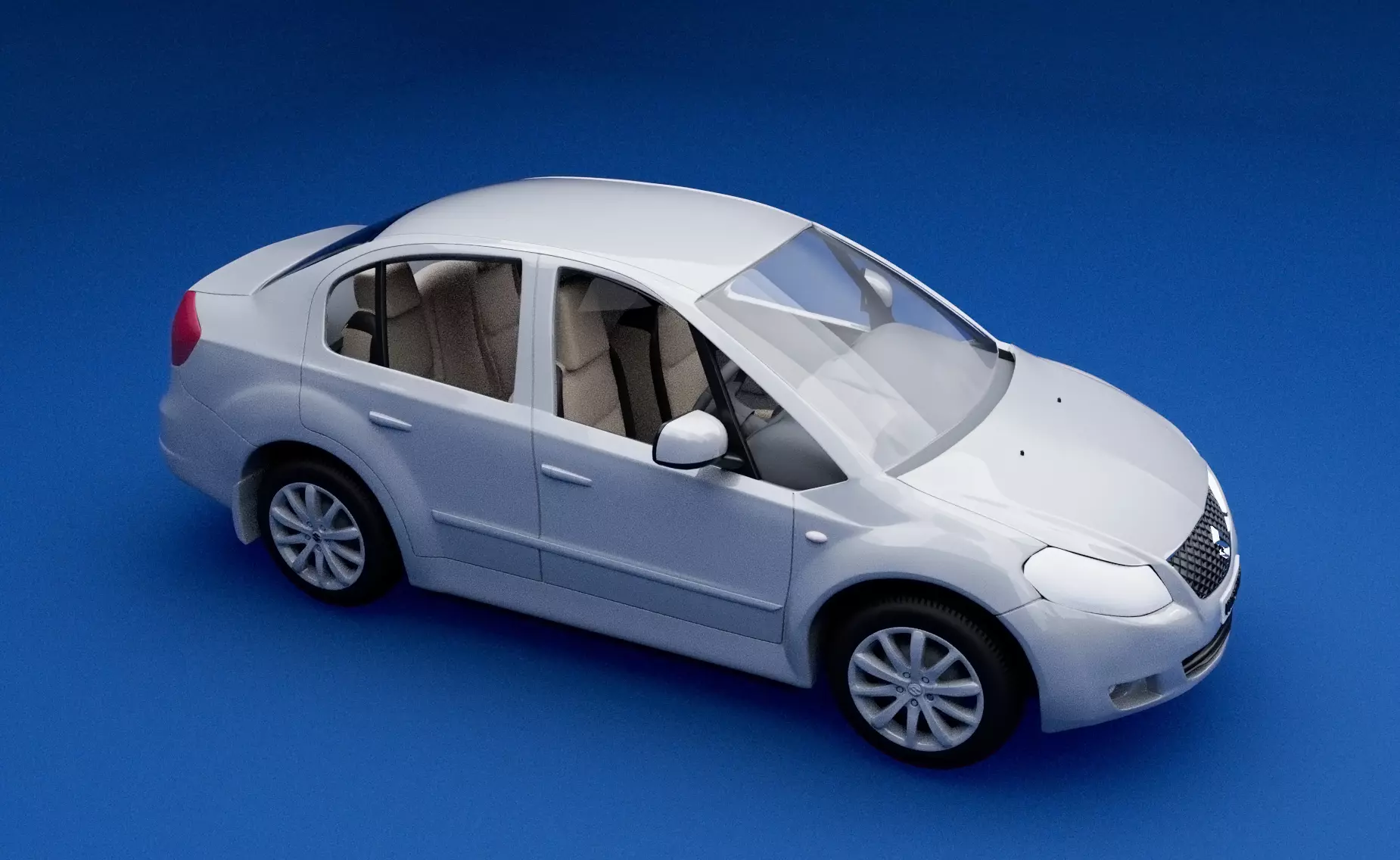 Suzuki Sx4 car 3D print model_0