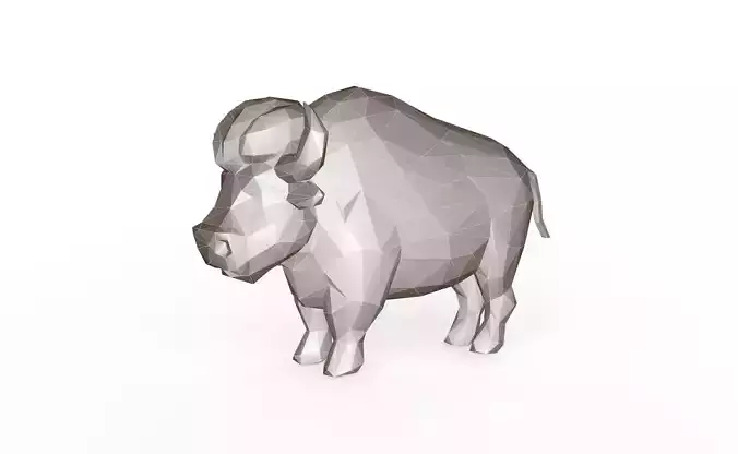 Bull Low Poly 