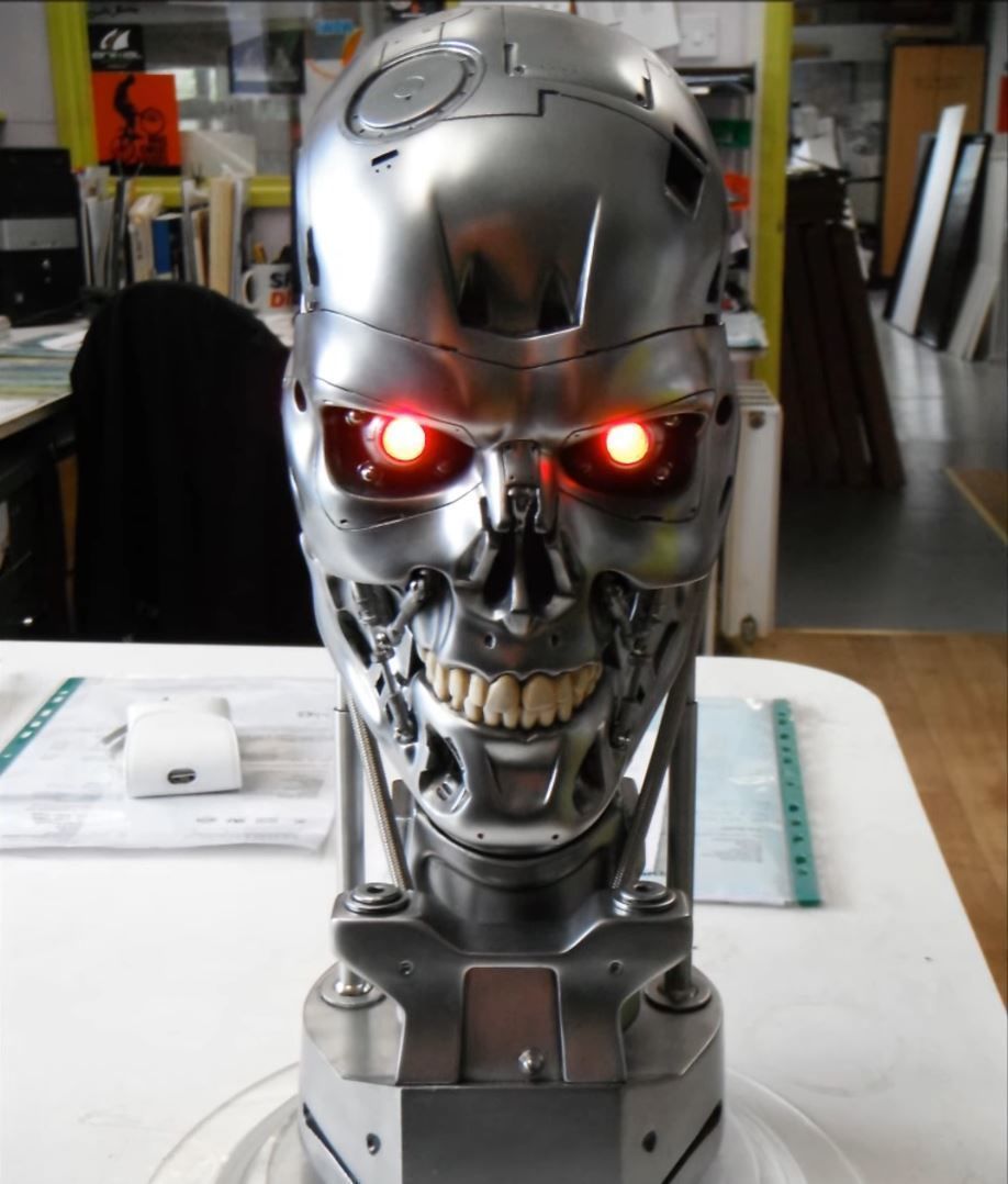 T-800 Skull Terminator 2 Judgment Day V3 Replica 3D print model_22