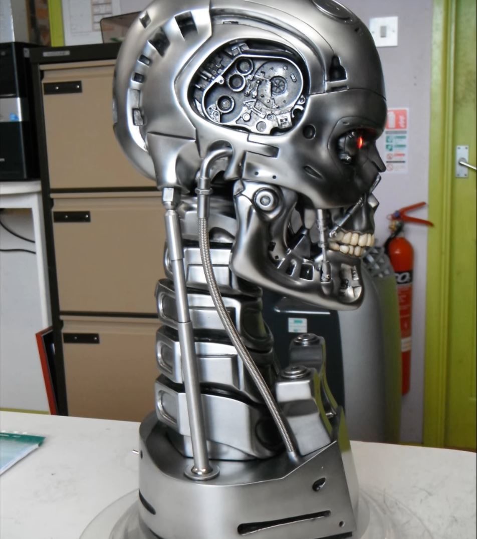 T-800 Skull Terminator 2 Judgment Day V3 Replica 3D print model_25