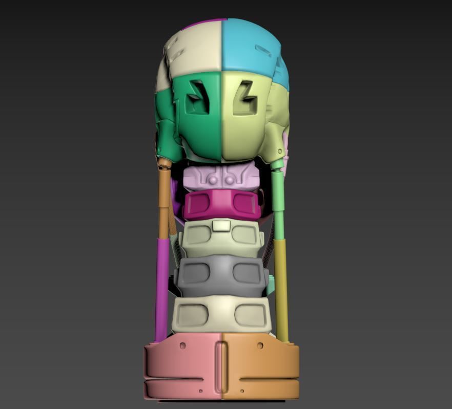 T-800 Skull Terminator 2 Judgment Day V3 Replica 3D print model_14