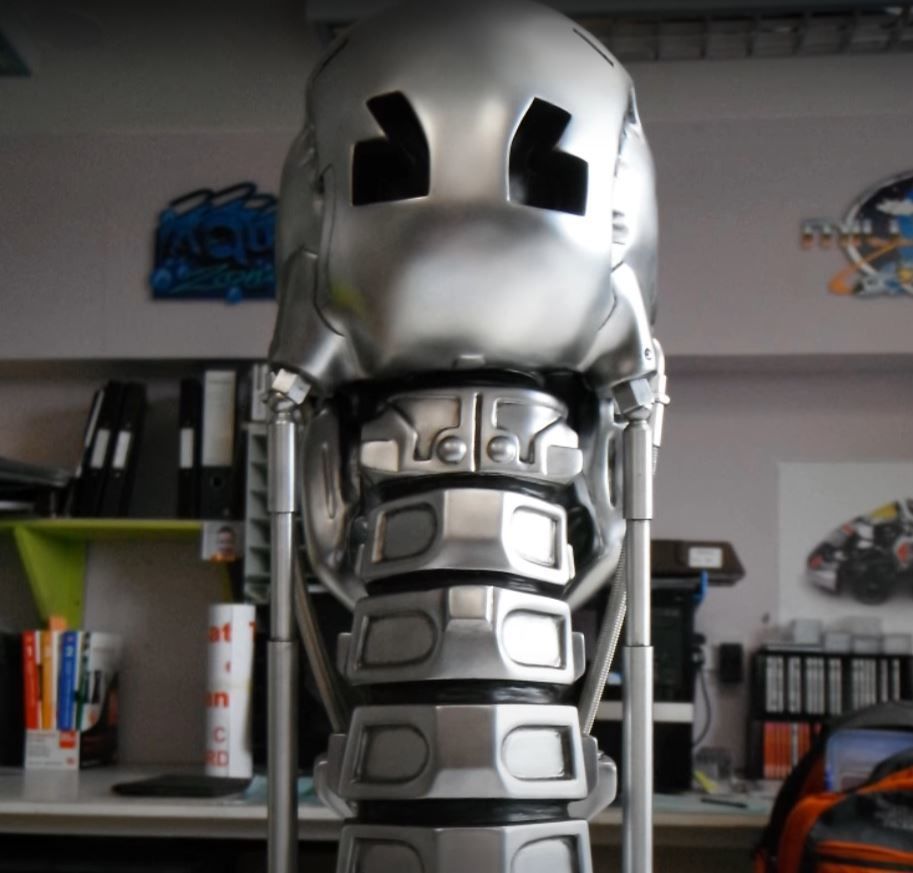 T-800 Skull Terminator 2 Judgment Day V3 Replica 3D print model_23