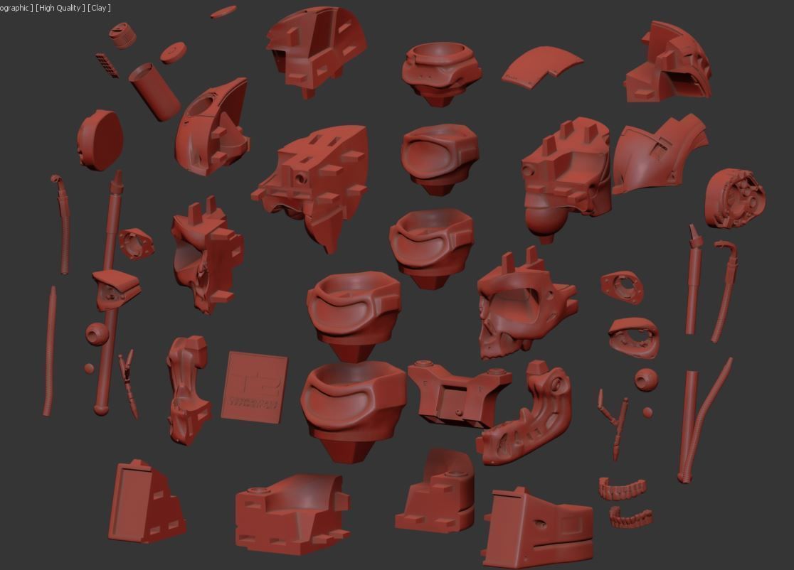 T-800 Skull Terminator 2 Judgment Day V3 Replica 3D print model_9