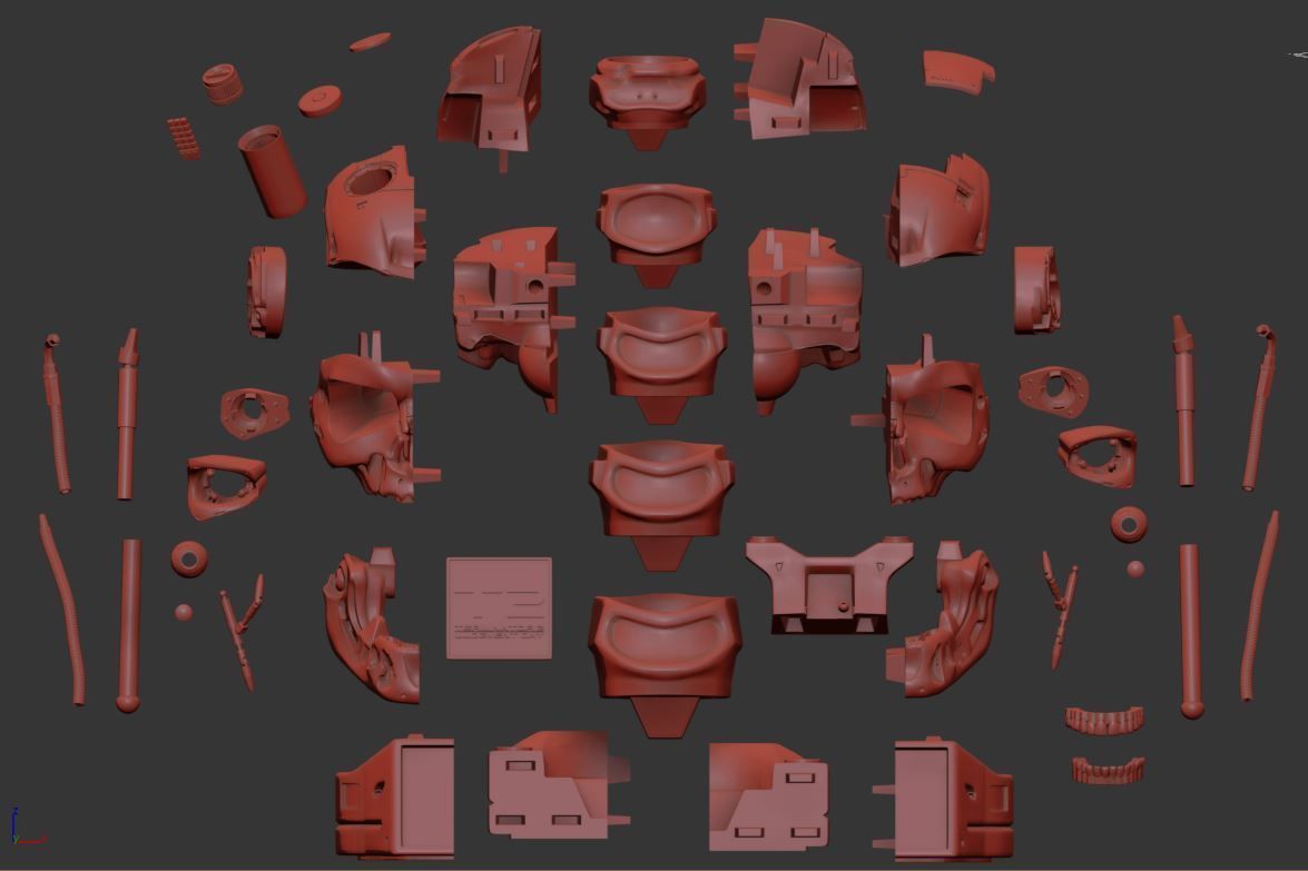 T-800 Skull Terminator 2 Judgment Day V3 Replica 3D print model_8