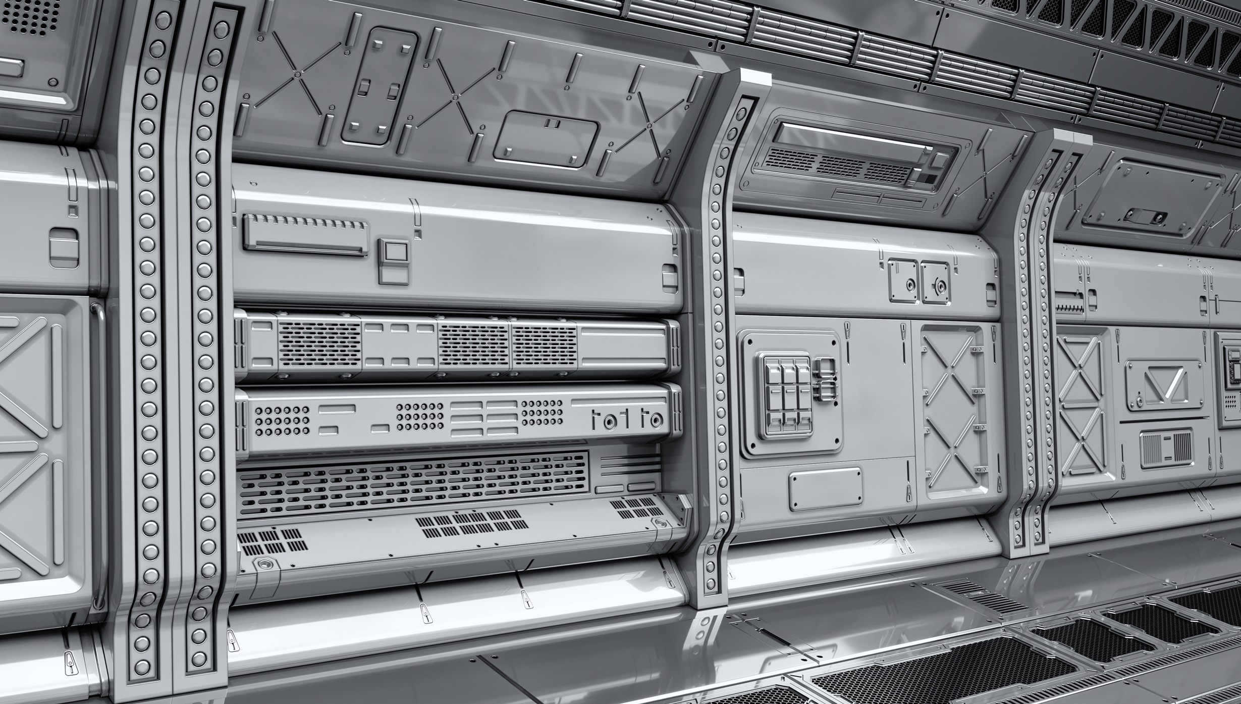 SCI-FI WALL PANELS VOL 04 3D model_14