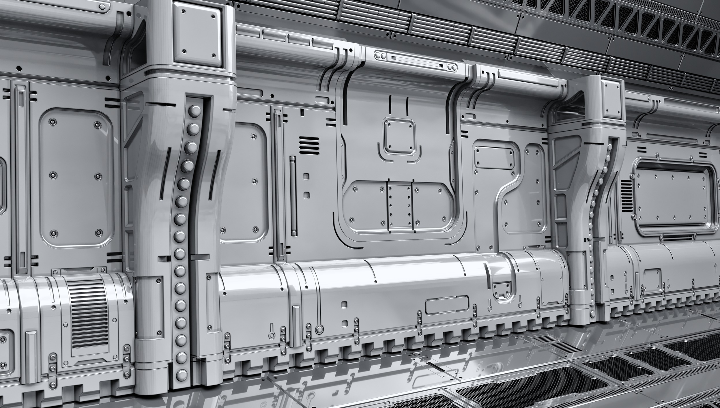 SCI-FI WALL PANELS VOL 04 3D model_18